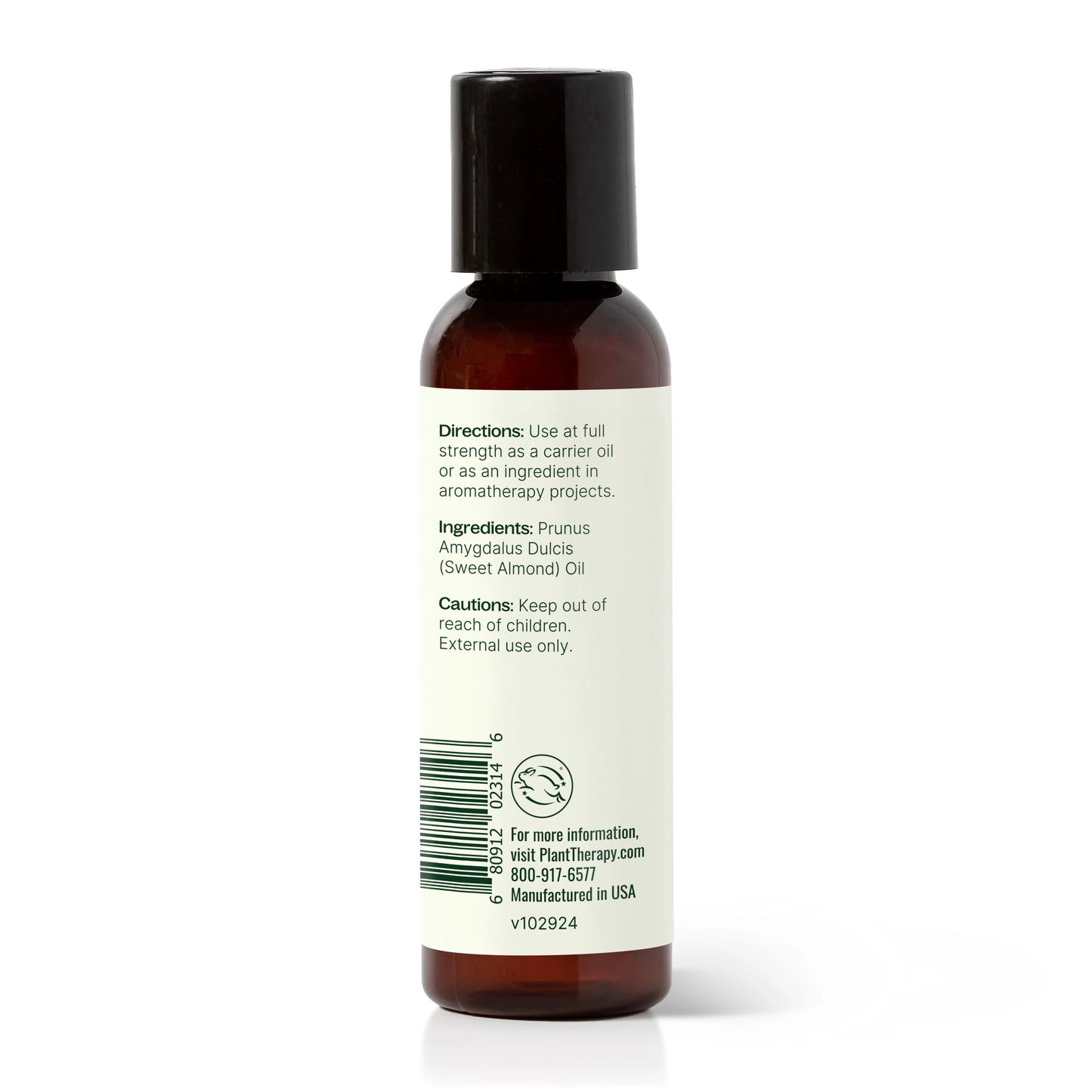 Almond (Virgin, Sweet) Carrier Oil 4oz (113gms)
