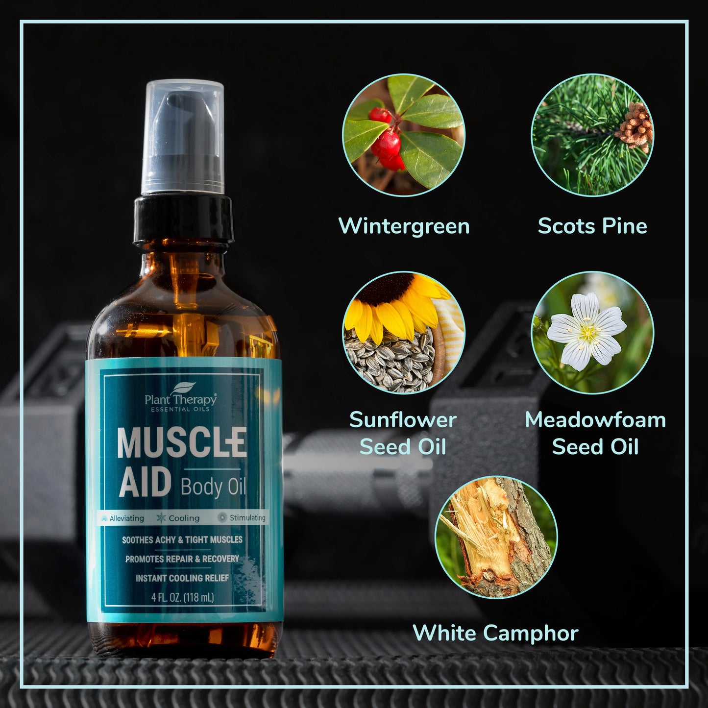 Muscle Aid Body Oil 4 oz