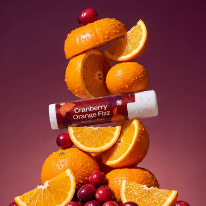 GIANT! Cranberry Orange Fizz Natural Lip Balm