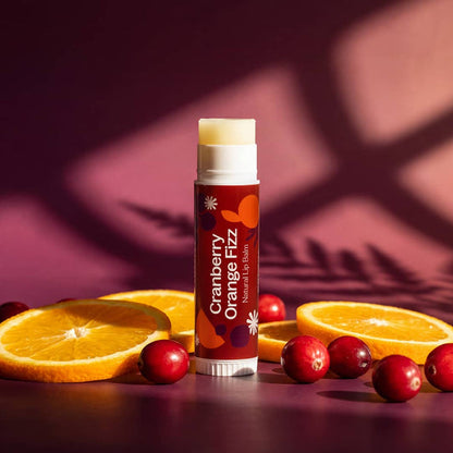 GIANT! Cranberry Orange Fizz Natural Lip Balm