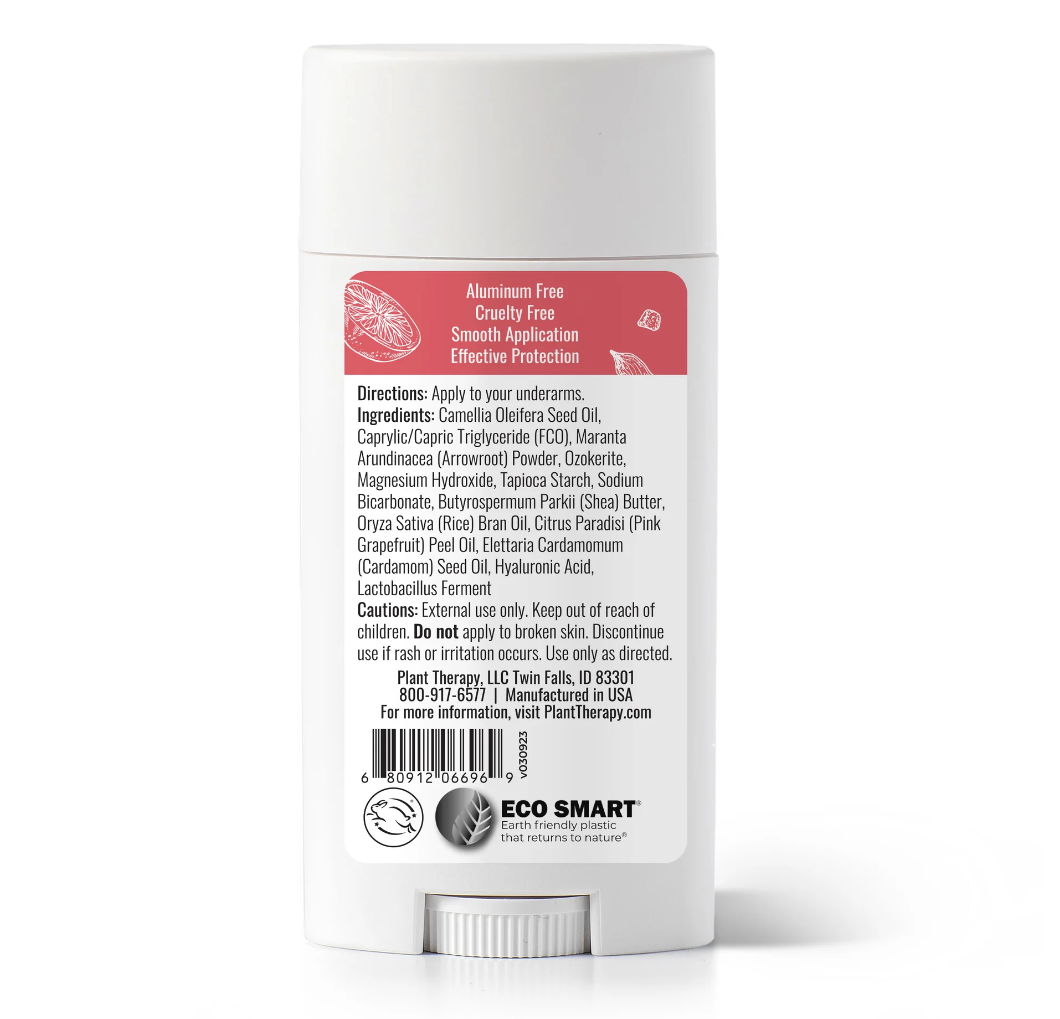 Grapefruit Cardamom Natural Deodorant