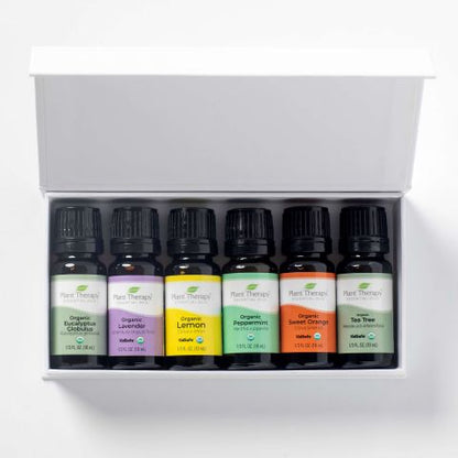 Top 6 Singles Organic Essential Oil Set