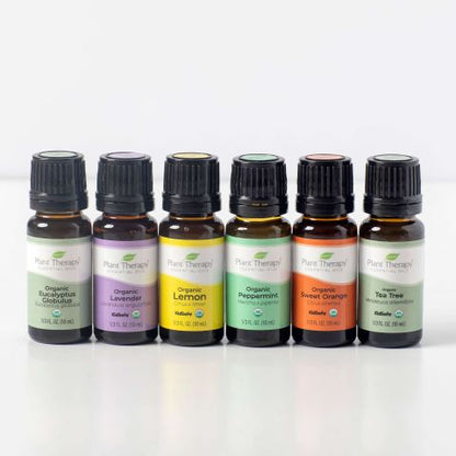 Top 6 Singles Organic Essential Oil Set