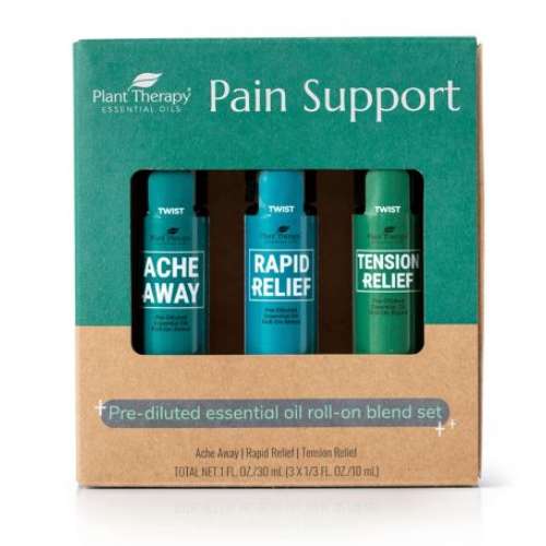 Pain Support Essential Oil Blend Roll-On Set